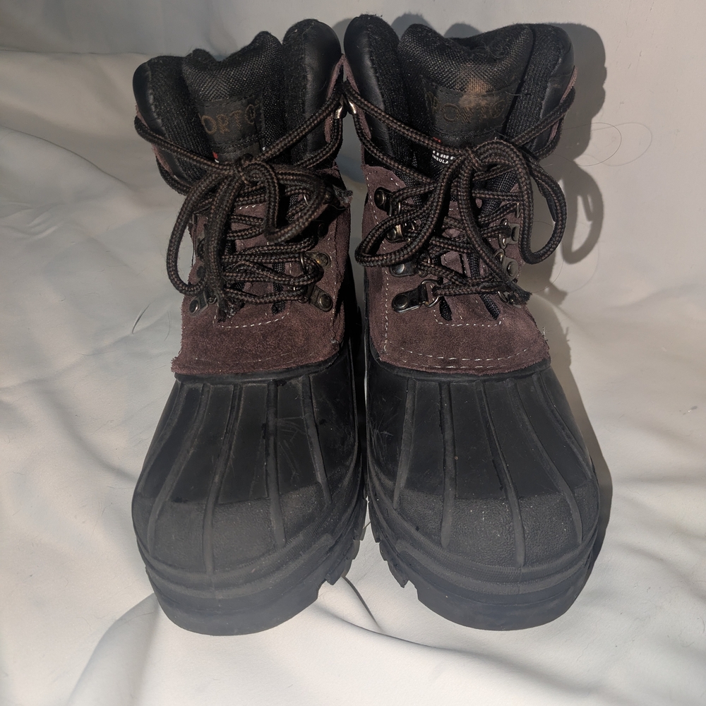 3M Thinsulate Black and Brown Boots for All-Weather